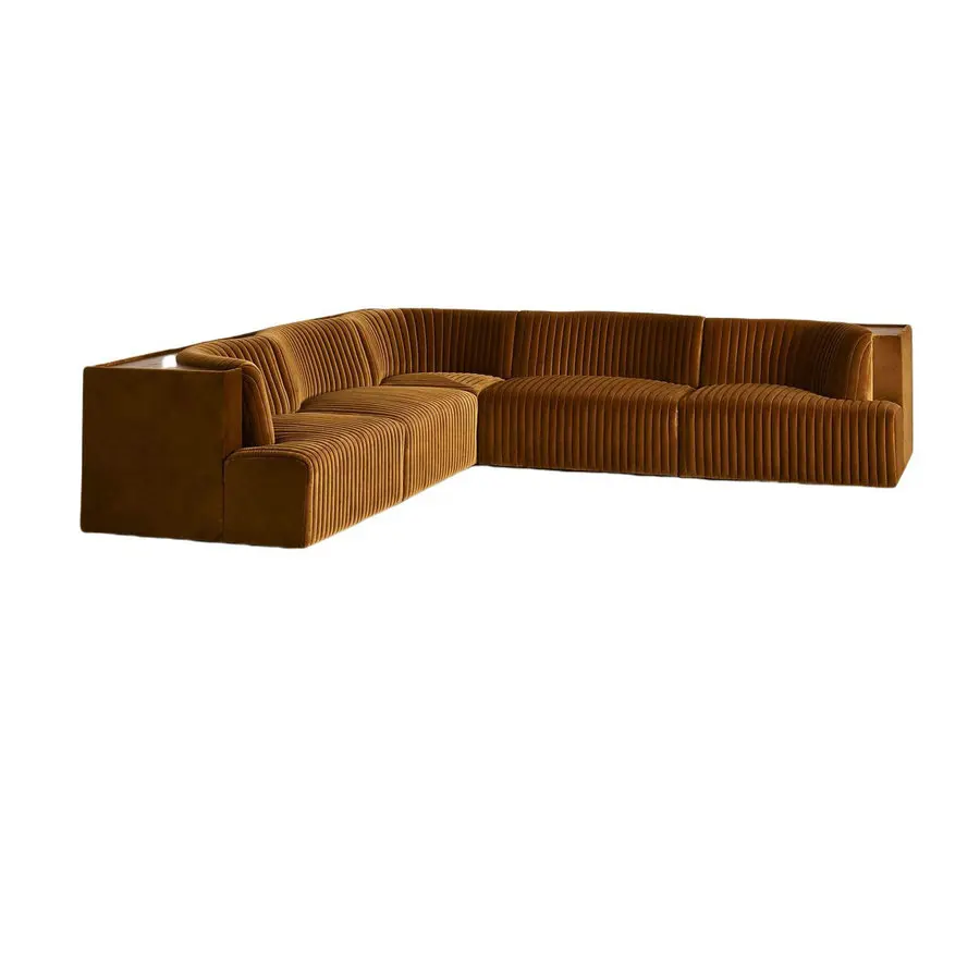 #Home Indoor Velvet Modular Convertible Sofa Set Furniture Design Modern Luxury Public Hotel Lobby Sectional Couch Bed for Sale