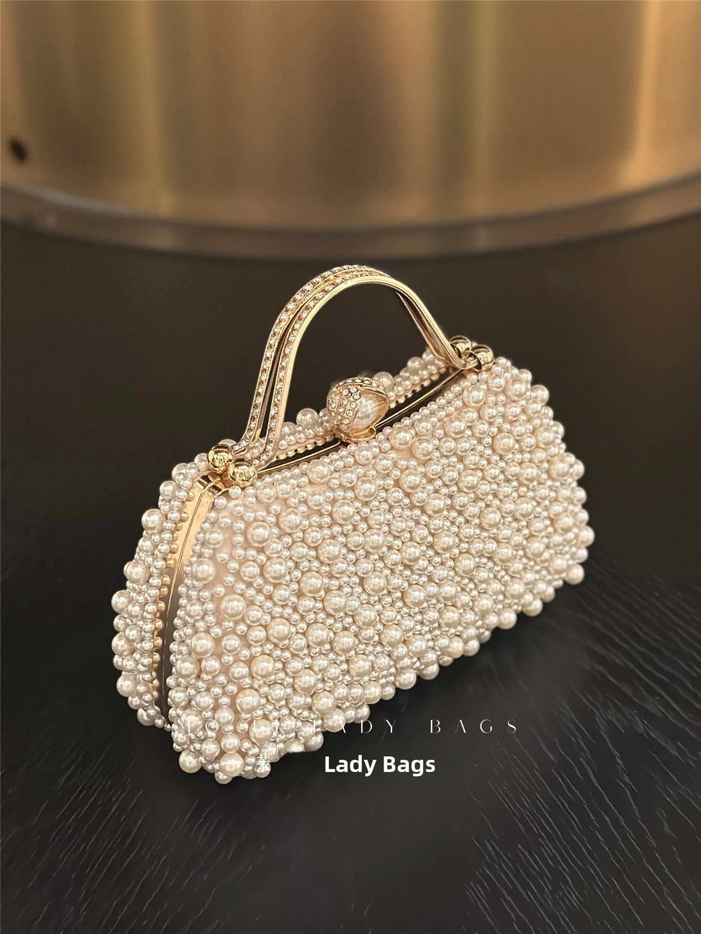 Elegant Pearl Clutch Bag for Women High-End Evening Party Small Bag Evening Gown Handbag Special for  Matching
