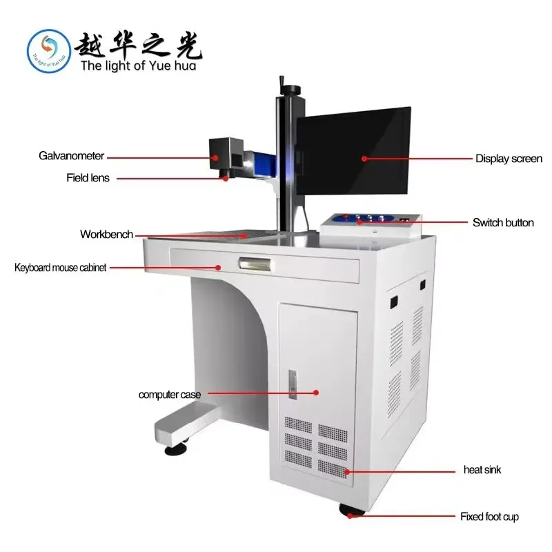 for JPT M7 30W 60W 100W Fiber Laser Engraving Machine Color Marking on Metal High Power Pulsed Fiber Laser Source Light