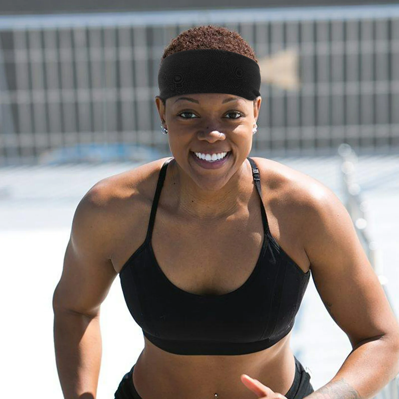 

10Pcs Anti-Slip Sports Headband for Men Women Sweatband Yoga Fitness Running Gym Workout Lightweight Portable Hair Band