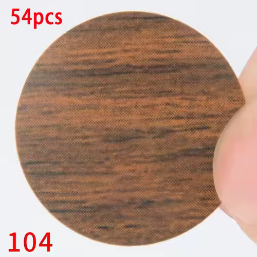 54Pcs Wooden Furniture Self Adhesive Screw Cap Cover Hole Stickers Wood Craft Desk Cabinet Drawer Art Sticker Ornament - Image 7