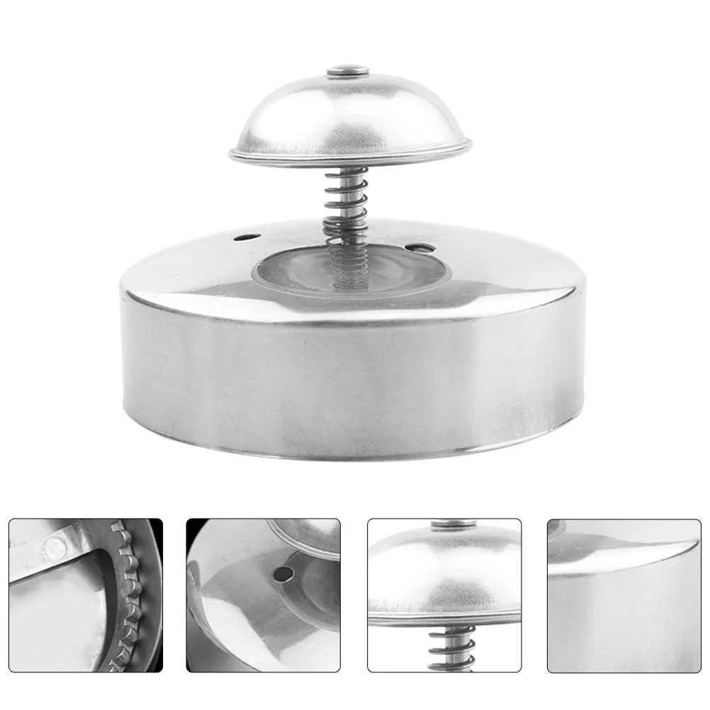 

2pcs Stainless Steel Sandwich Sealers Round Cutting Molds Bread Pressers Kitchen Gadgets Burger Making Tools Easy Demold
