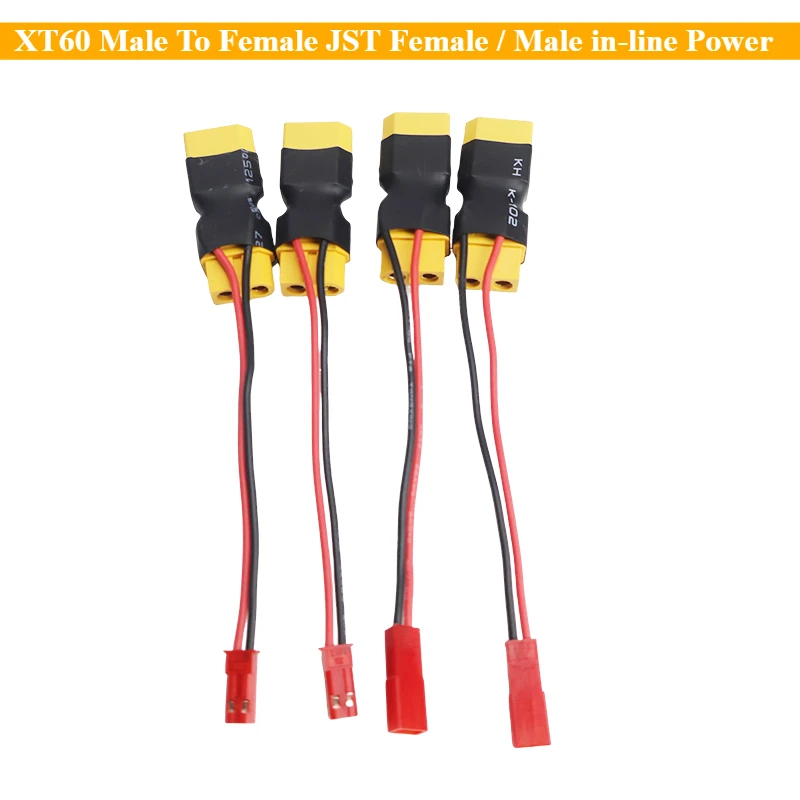 New 1Pcs XT60 Male To Female JST Female / Male in-line Power Adapter Lipo Connector Module for RC Battery Lipo Model Expand