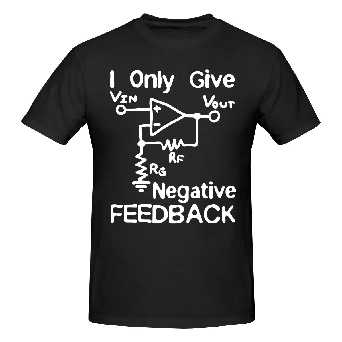 

Funny I Only Give Negative Feedback Funny Saying Men's Printed T-Shirt Unisex T shirtShirts