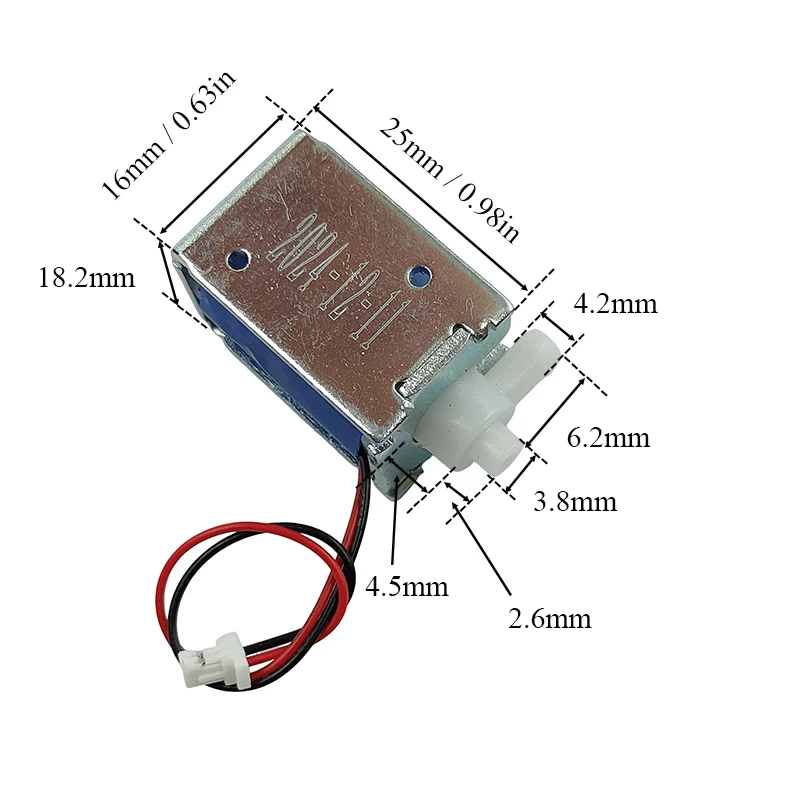 

DC 5V/6V Mirco Water Valve, 2-position 2-way