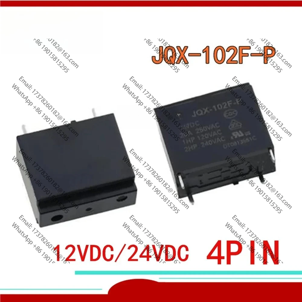 

10 шт./лот, оригинальное новое реле HF102F JQX-102F-P-12VDC JQX-102F-P-24VDCA JQX-102F-P 12VDC JQX 102F P 12 В 24 В 4PIN 20A