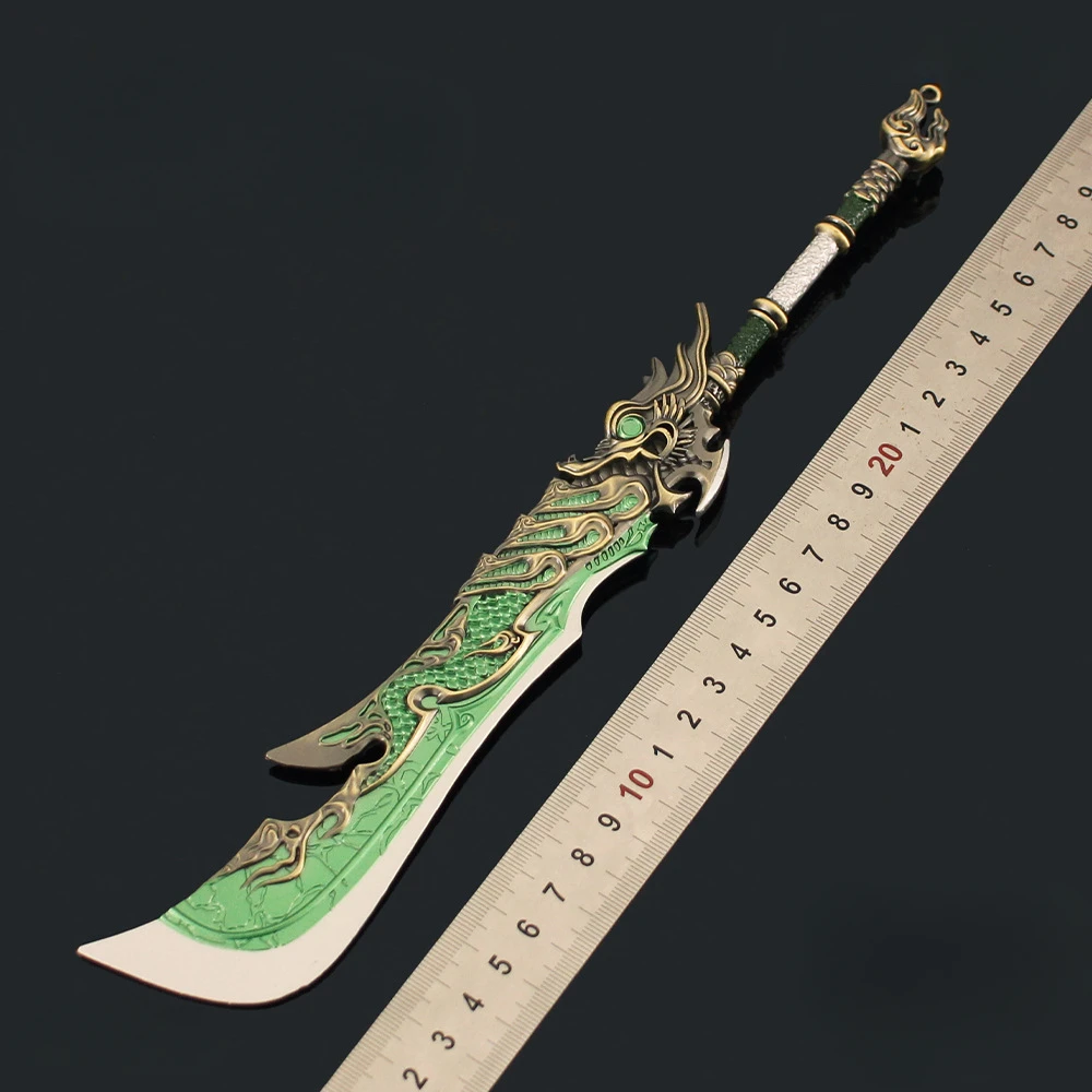 30 cm Naraka: Bladepoint Arma Longpan Spada Spada Gioco Periferico Metallo Samurai Spada Arma Modello Portachiavi Regalo Giocattoli Ragazzi