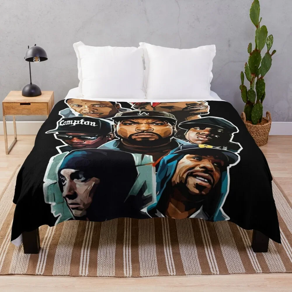 

classic rappers Throw Blanket Extra Large Throw Single Blankets