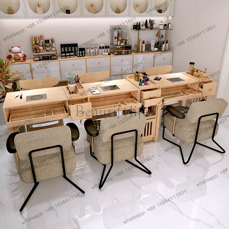 Nordic Aesthetic Style Nail Table Minimalism Premium Multifunction Storage Nail Table