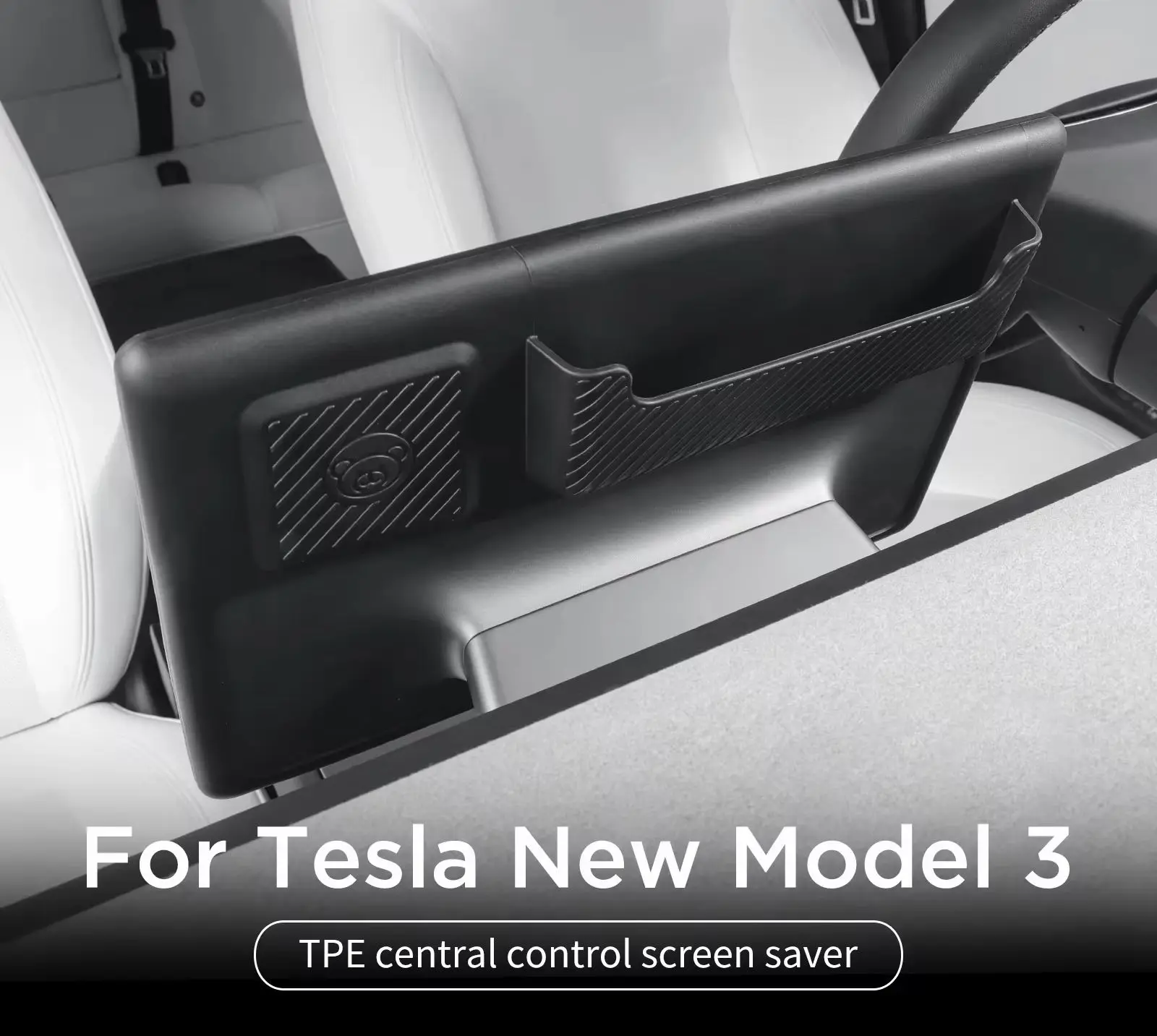 Per Tesla Model 3 Highland Screen Cover protettiva Display di controllo centrale TPE Protector Frame 2024 accessori per interni auto