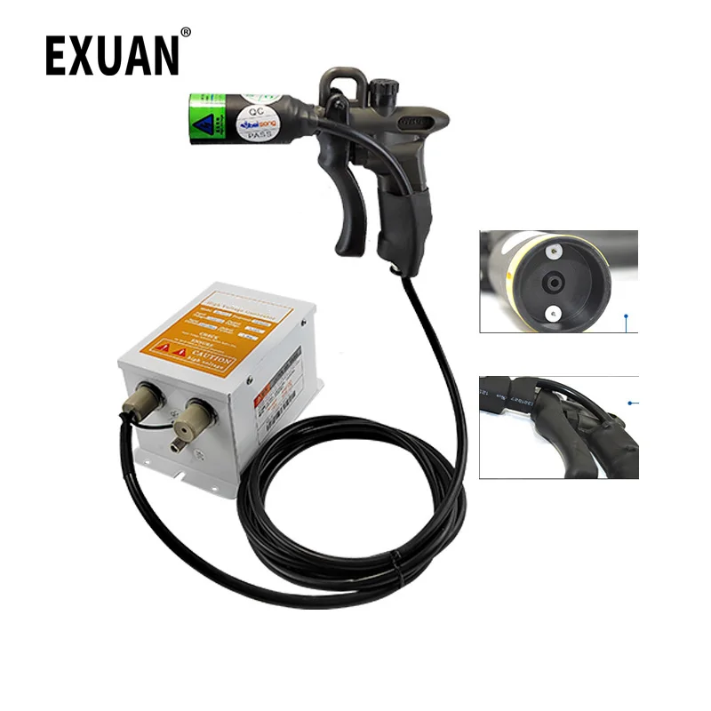 ST-302D Ion Air Gun Anti-static Dust Removal Air Gun Double-needle Adjustable Air Electrostatic Gun Hand-held Blower