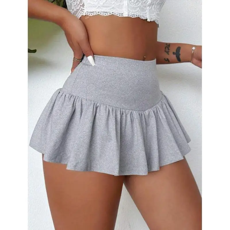 Женская трансграничная юбка с откидной талией, антивозрастная винтажная футболка из эфирного волокна, девятисекционные брюки Ci Walk, подходят