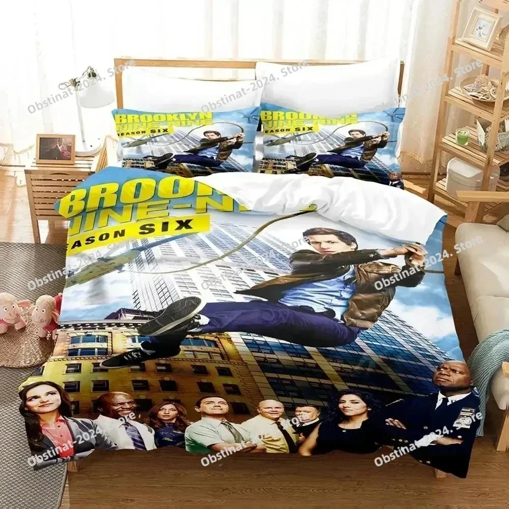 TV Trend Brooklyn Nine-Nine Bedding Set Printed single Comforter Quilt Bed Duvet Cover Pillow Case 3 Pieces Sets Kids Adult Size