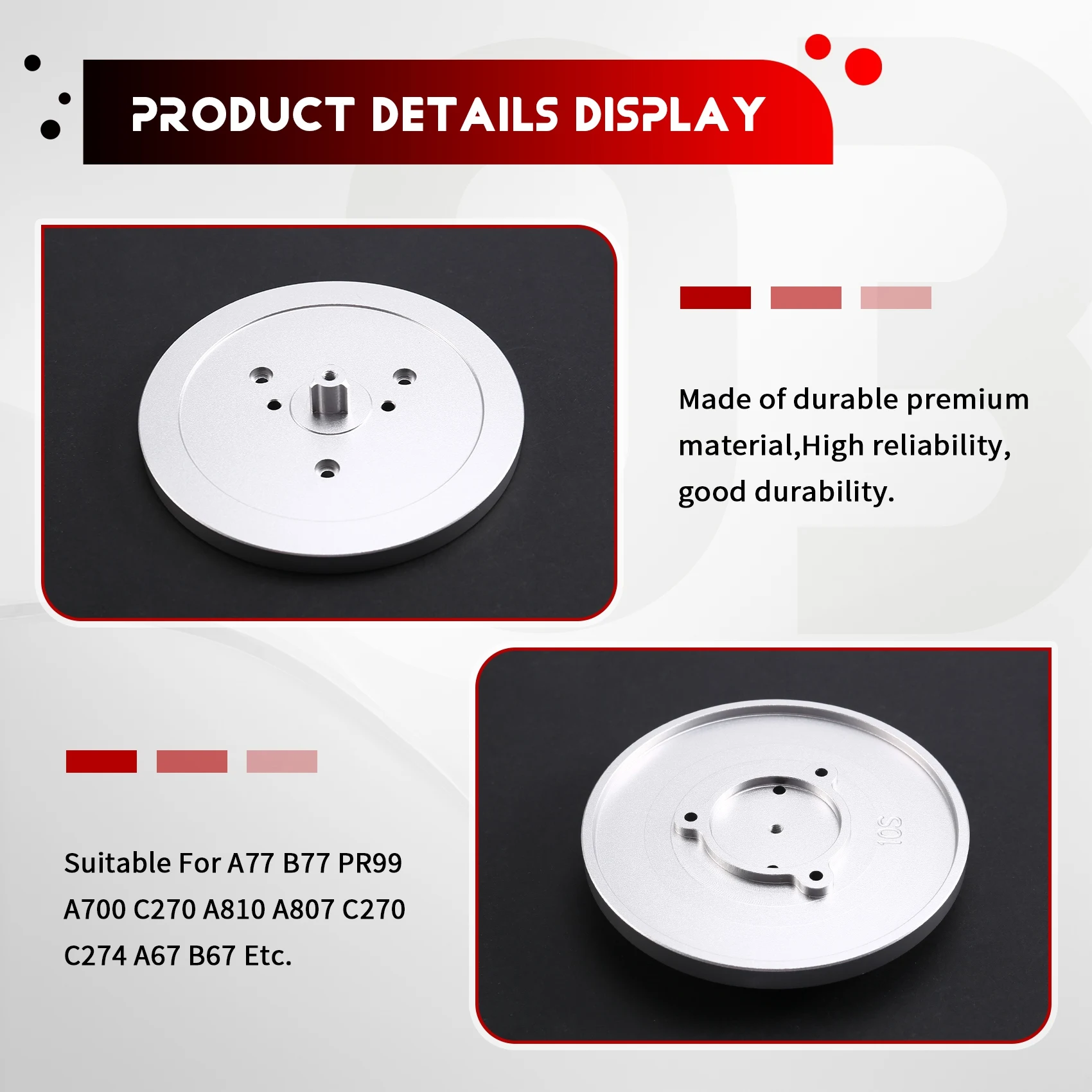 

A99E-Reel To Reel Tape Recorder Trident Base For REVOX A77 B77 PR99 A700 For STUDER B67 A807 A810 For STUDER B67 A807 A810