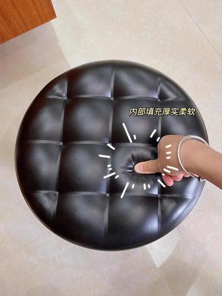 Universal wheel small stool with wheels roller small bench household low stool chair sliding low stool