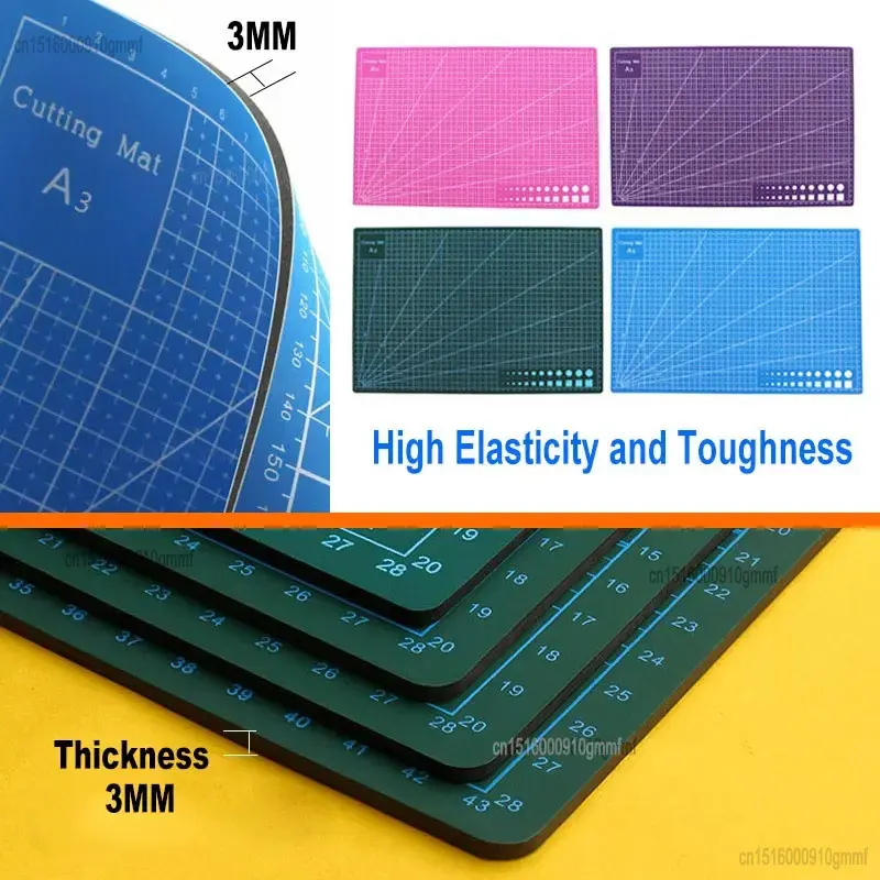 Коврик для резки A3, A4, A5, многофункциональная ПВХ, высокая эластичность, прочность