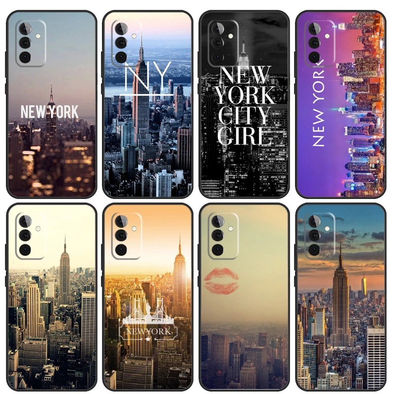 New York City Funda per Samsung Galaxy A14 A24 A34 A54 A72 A52 A32 A22 A12 A51 A71 A33 A23 A13 A53 Case