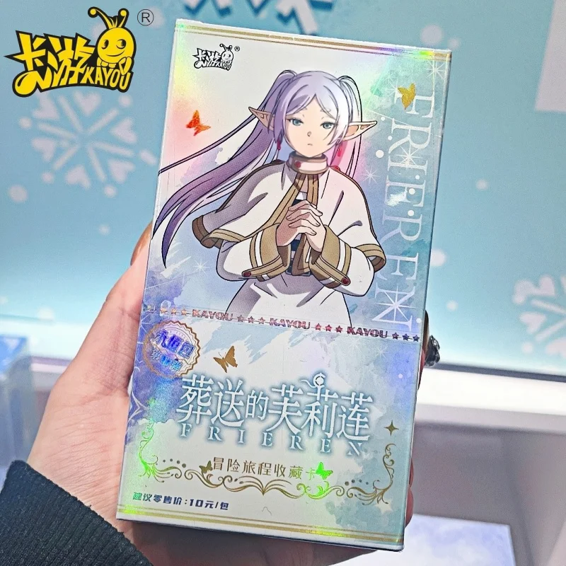 

Подлинные концевые карты KAYOU Frieren: Beyond Journey's, фэнтези, аниме, главный герой, персонаж, приключения, коллекционные карты, детские игрушки, подарки