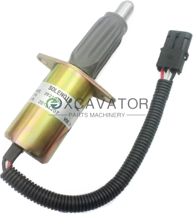 24V Shut Off Solenoid 3921980 3918601 Stop Solenoid Valve for Cummins Diesel Engine 6CT 6CTA 8.3L Tractor 9040 1150E 1155E