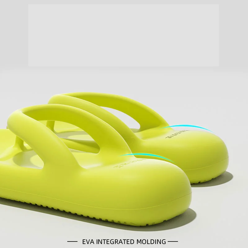 

Seaside Beach Flip flops Women Summer Anti Slip Odor Proof Thick Bottom Slippers Fashion EVA Soft Pinch Foot Cool Slippers