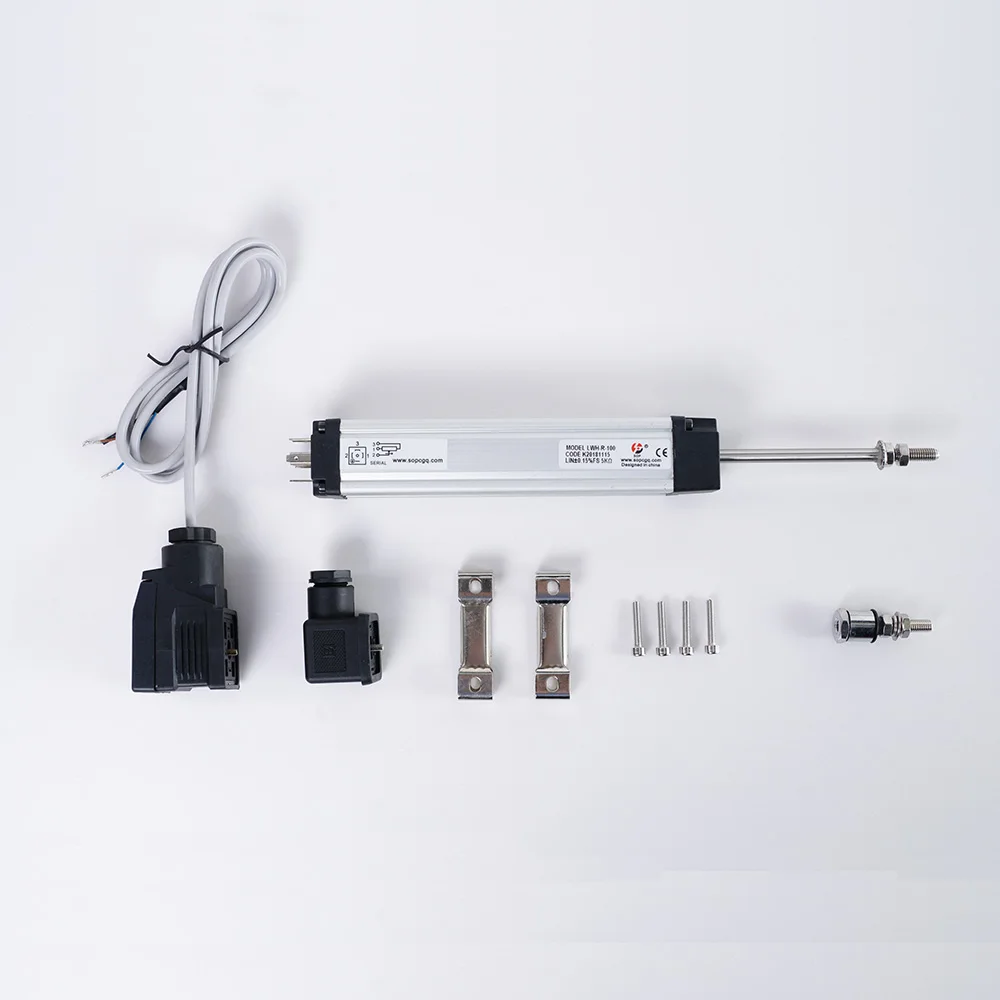 

400mm 0-10v analog output rod pull type linear potentiometer position sensor