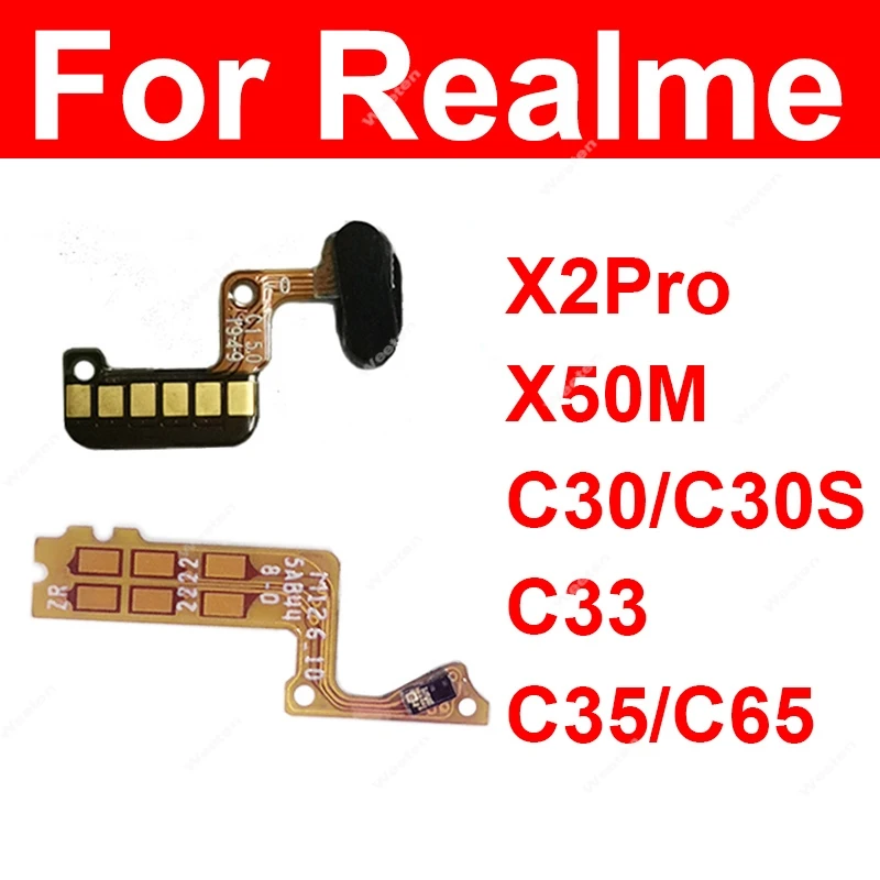 For Realme X2 Pro X3 Super Zoom X50 X50M C30 C30s C33 C35 C65 Proximity Light Sensor Flex Cable Ambient Light Flex Ribbon Repair