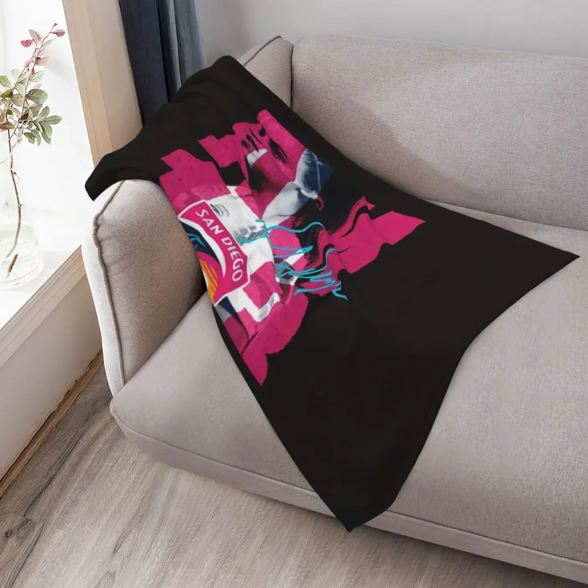 NWSL Alex Morgan رمي بطانية أغطية السرير البطانيات للطفل طفل دافئ لبطانيات الشتاء #3