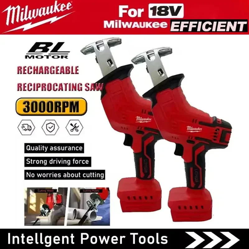 

Milwaukee Cordless Electric Reciprocating Saw Wood Metal Pipe Cutting Saw Electric Cutting Saw Tool For Milwaukee 18V Battery