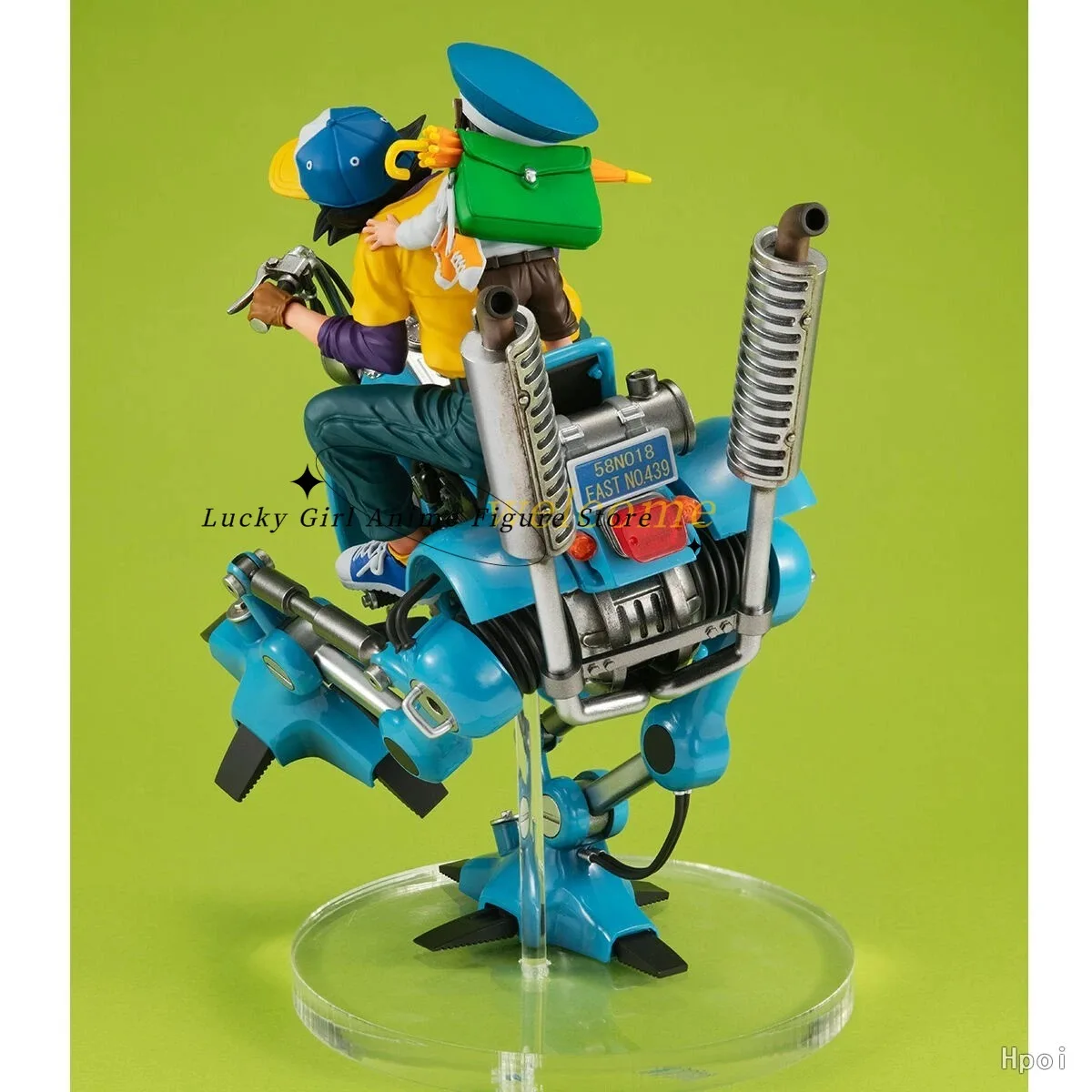 

In Stock Original MegaHouse DESKTOP REAL McCOY EX Dragon Ball Z Son Goku Gohan Bipedal Robot 20cm Anime Figures Cartoon birthday