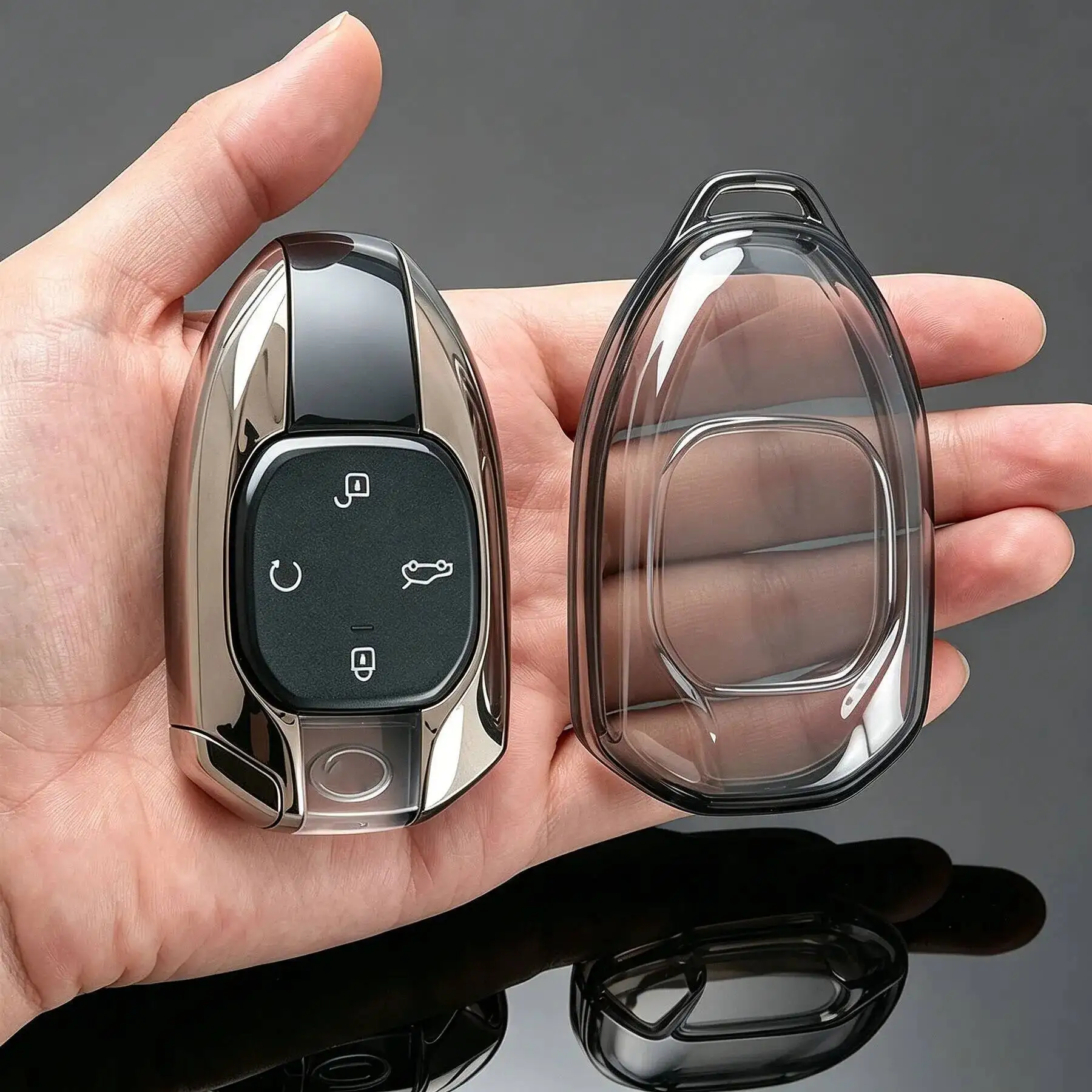 Schlüsselanhänger Auto-Schlüssel-Organizer-Etui für Trumpchi M8 2018-2026 GS3 ES9 2024 Schlüsselkappen-Halter Zubehör – Detail 4