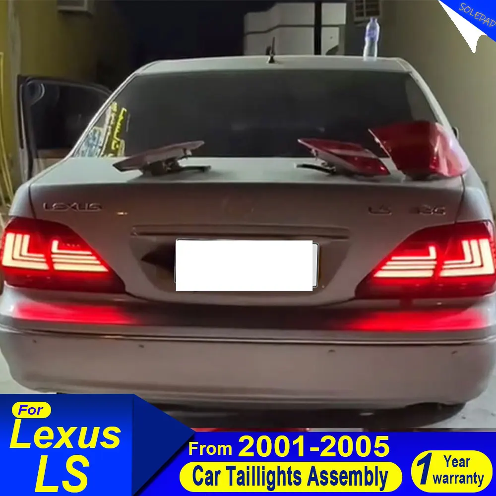 Car LED Tail Lights for Lexus LS LS430 2001 2002 2003 2004 2005 2006 Rear Lamp Dynamic Driving Light Sequence Light