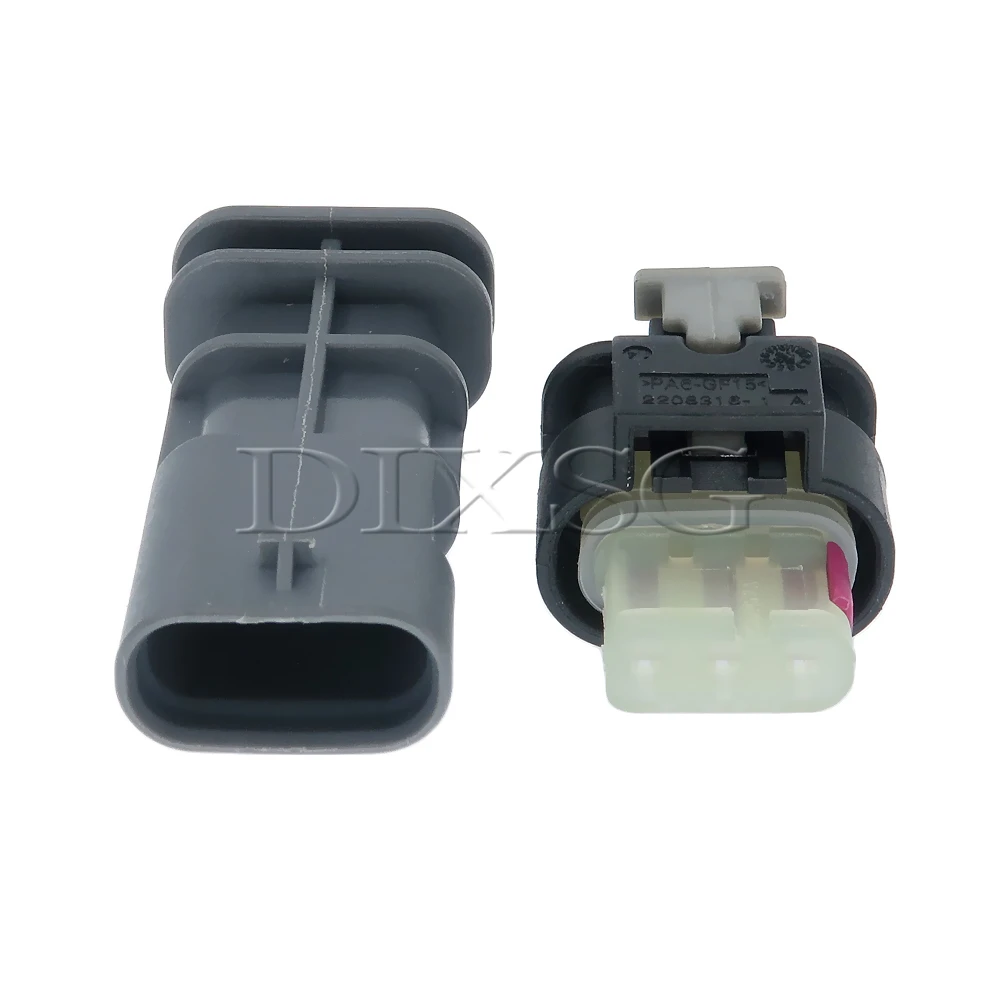 1 Set 3 Pin 2-1718644-1 2-1703496-1 2208316-1 1703494-1 2-1703496-1 Car Wire Harness Waterproof Connector for VW Audi BWM