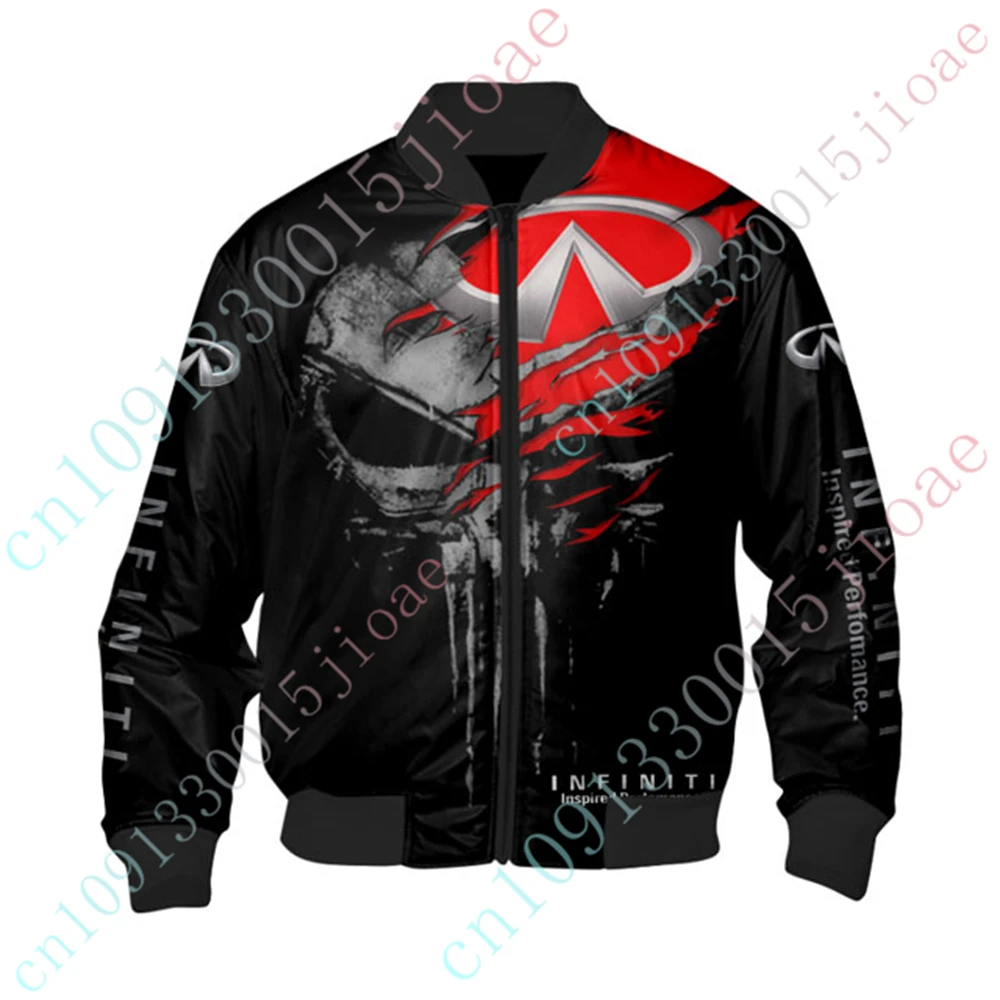 

Infiniti Thick Coat Jackets For Men's Clothing Techwear Baseball Uniform Harajuku Parkas Windbreaker Bomber Jacket Custom Logo