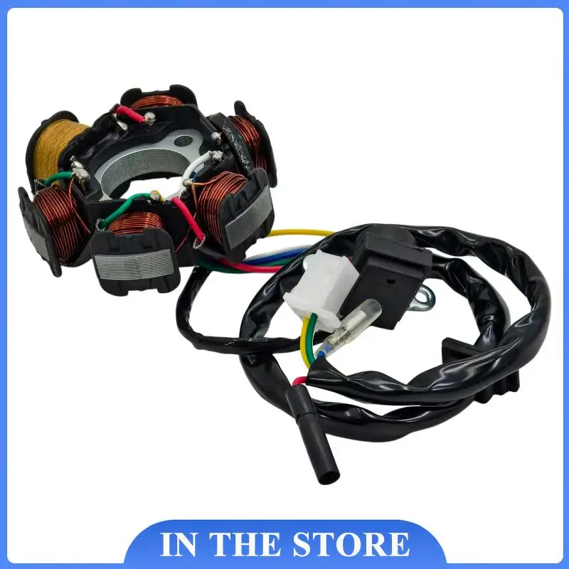 Motorcycle Generator Stator Coil 6 Poles Copper Wire Magneto For GY6 125CC CB125 ZS125 Scooter Moped Motorcycle Accessories
