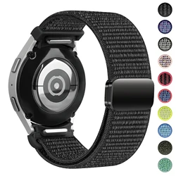 Nylon Loop Band For Samsung Galaxy Watch 7 FE 6 4 5 44mm 40mm/pro 45mm No gaps Magnetic Bracelet Watch6 Classic 47mm 43mm Strap