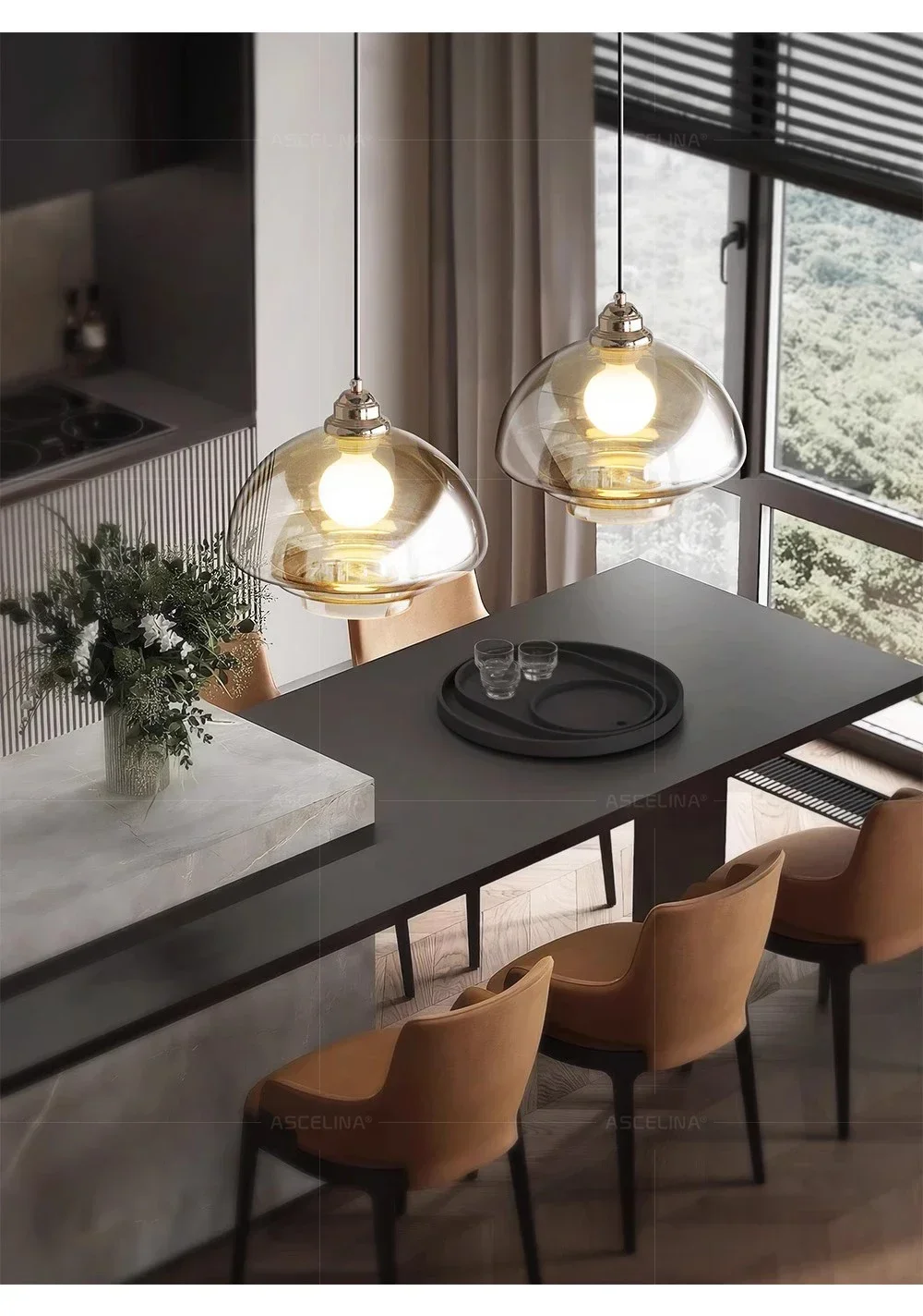 Vintage Glass Pendant Light White For Living Room Dining Room Restaurant Coffee Shop Bar Study Room Indoor Decorative Chandelier