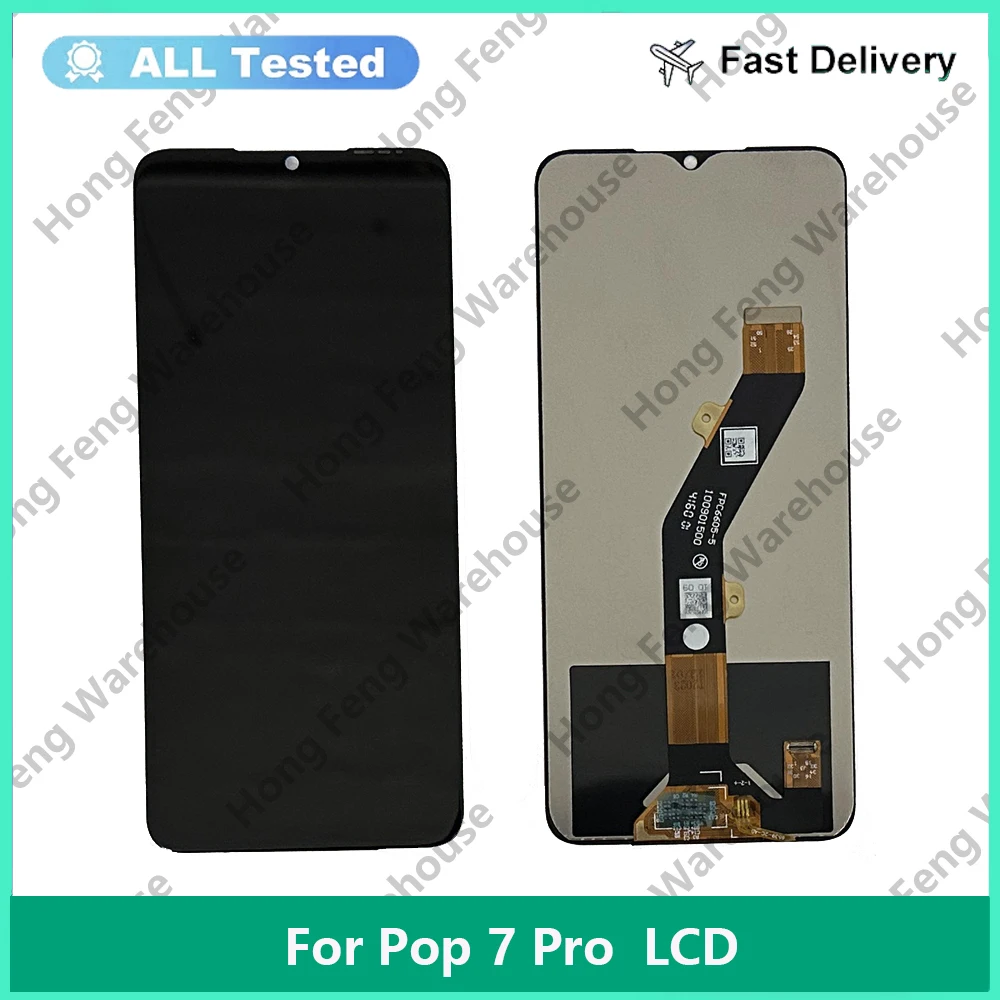 

6.6" Tested For Tecno Pop 7 Pro BF7 BF7h LCD Display Touch Screen Digitizer Assembly For Tecno Pop7Pro LCD Replacement Parts