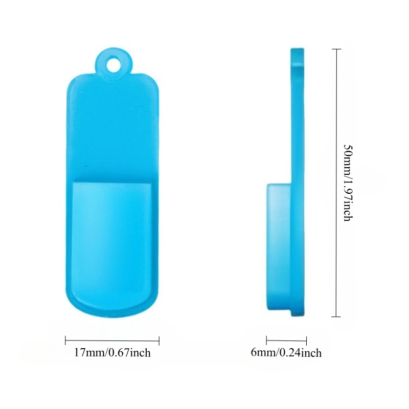 Random 20Pcs Portable Creative USB Flash Drive Silicone Protective Case USB Interface Protective Cover