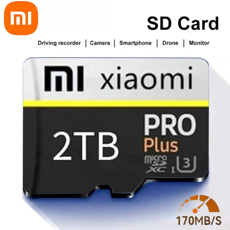 Xiaomi Originele Micro Tf Sd Kaart 2Tb Hoge Snelheid Micro Sdcx 1Tb Tf Sd Geheugenkaart Mobiele Telefoon Computer Camera Flash Geheugenkaart