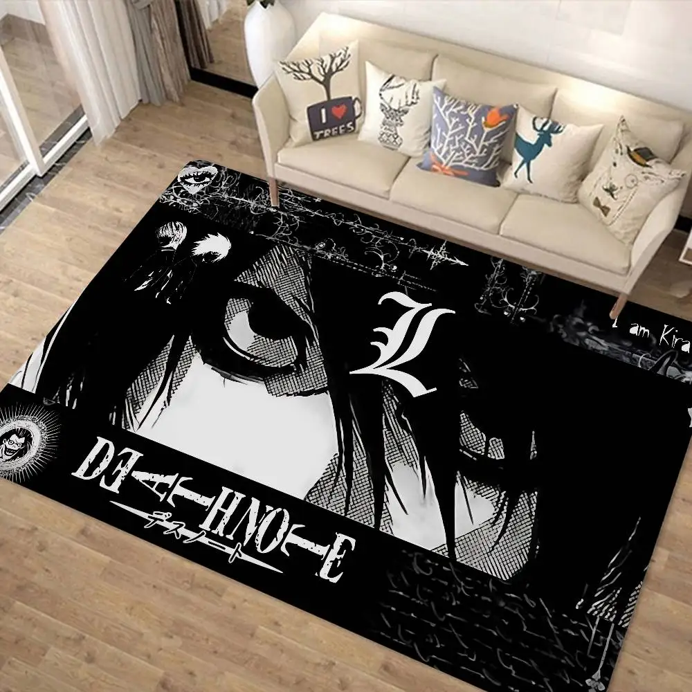 Death Note Anime Entrance Door Mat Nordic Style Bedroom Living Room Doormat Home Balcony Anti-Slip Modern Home Decor
