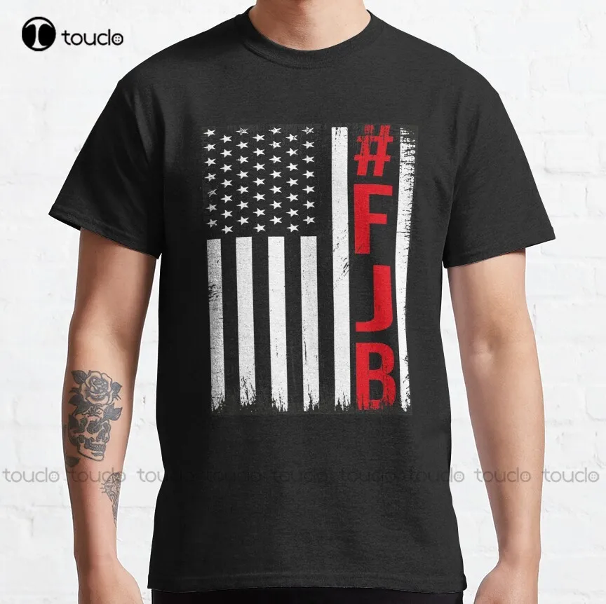 Fjb Pro America Flag Anti Biden - F Joe Biden Foxtrot Juliet Bravo Classic T-Shirt Girls White Shirt Custom Aldult Teen Unisex