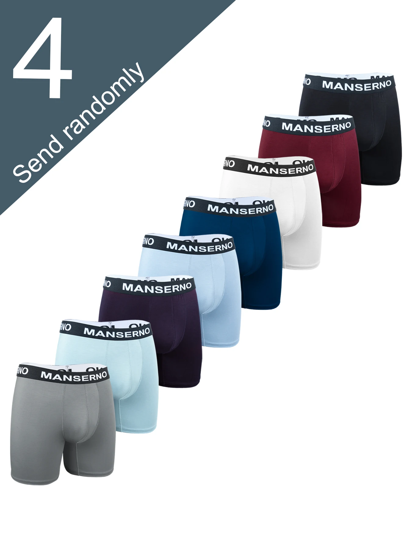 

Мужские трусы-боксеры из бамбукового волокна, 4 шт. в упаковке, дышащие, мягкие, удобные, для занятий спортом на открытом воздухе, простые, модные, повседневные, всесезонные, эластичные, комфортные мужские трусы.