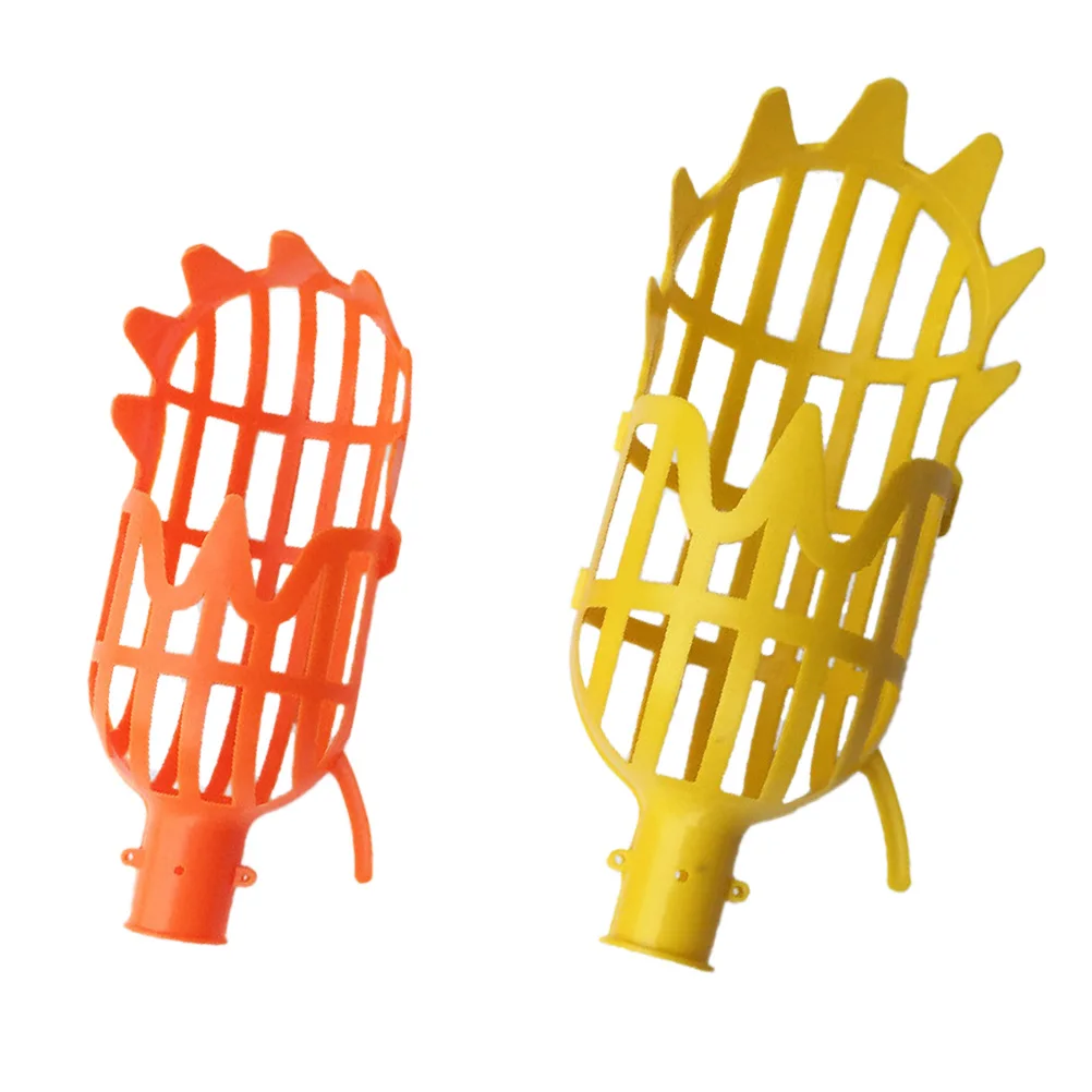 2Pcs Plastic Fruit Picking High- Fruit Picker Tool Durable Lightweight for Orchard Farm Garden