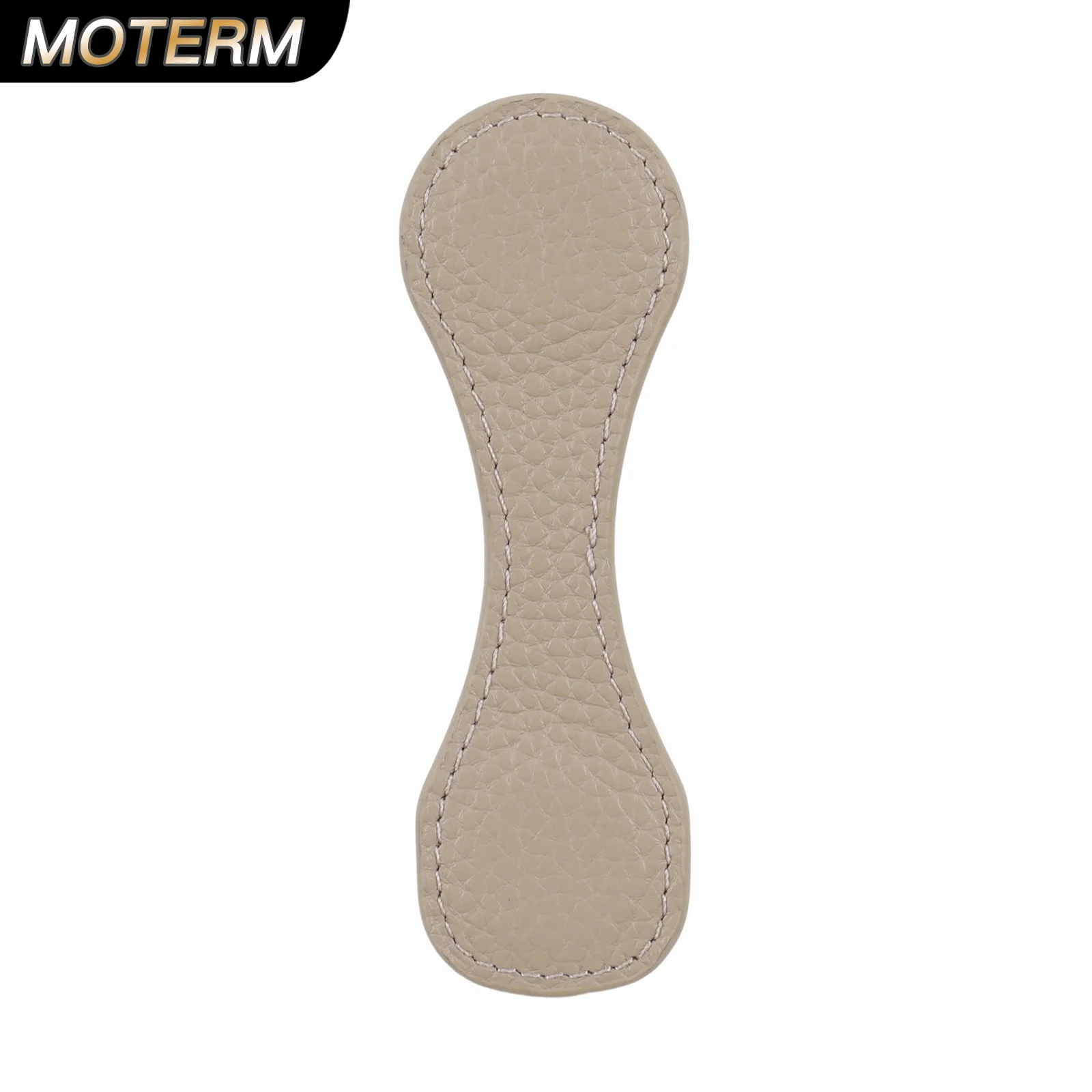 

Moterm Pebbled Grain Leather New Style Asymmetric Magnetic Clip Durable Planner Accessory Strong Magnetic Clip Bookmark