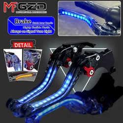 Motorcycle Accessories Light-up Signal Turn light Adjustable Brake clutch levers Handle For HONDA Rebel CMX 500/300 VT750