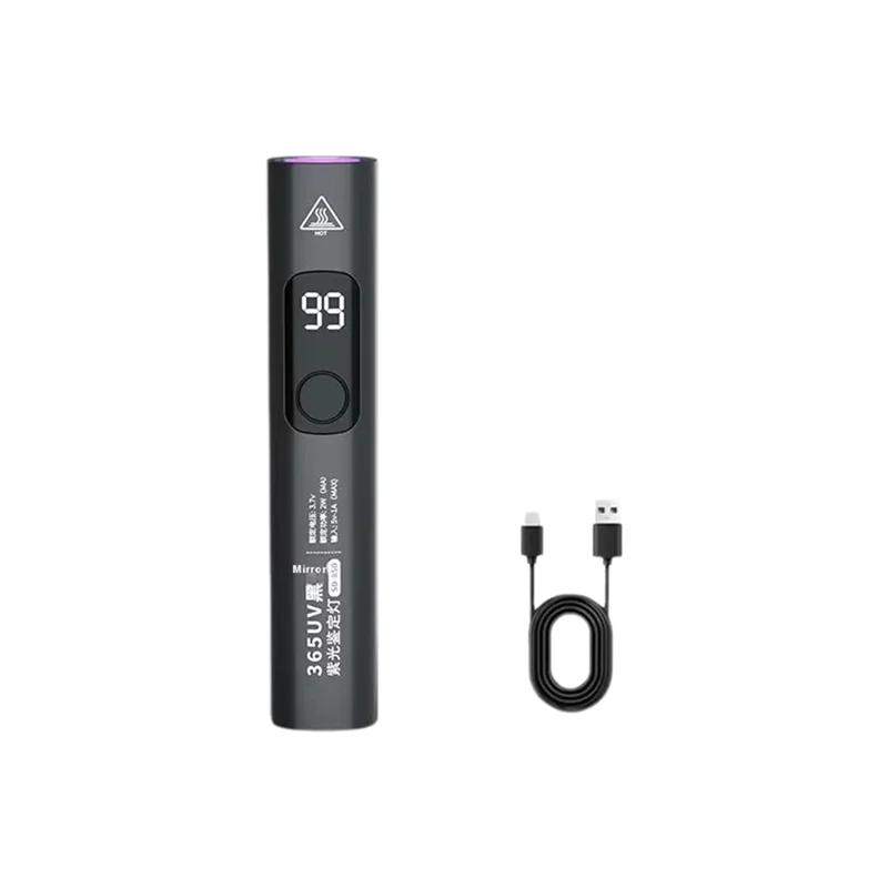 

FYBL-Light Lamp UV Fluorescent Agent Detection USB Rechargeable Flashlight Pet Urine Stain Detection Handlamp