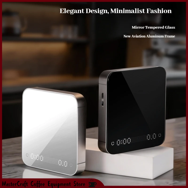 Hero Lingzhi Coffee Electronic Scale — Pour-Over Scale, Home Kitchen Smart Scale, Rechargeable, Timer, Espresso Coffee Weighing