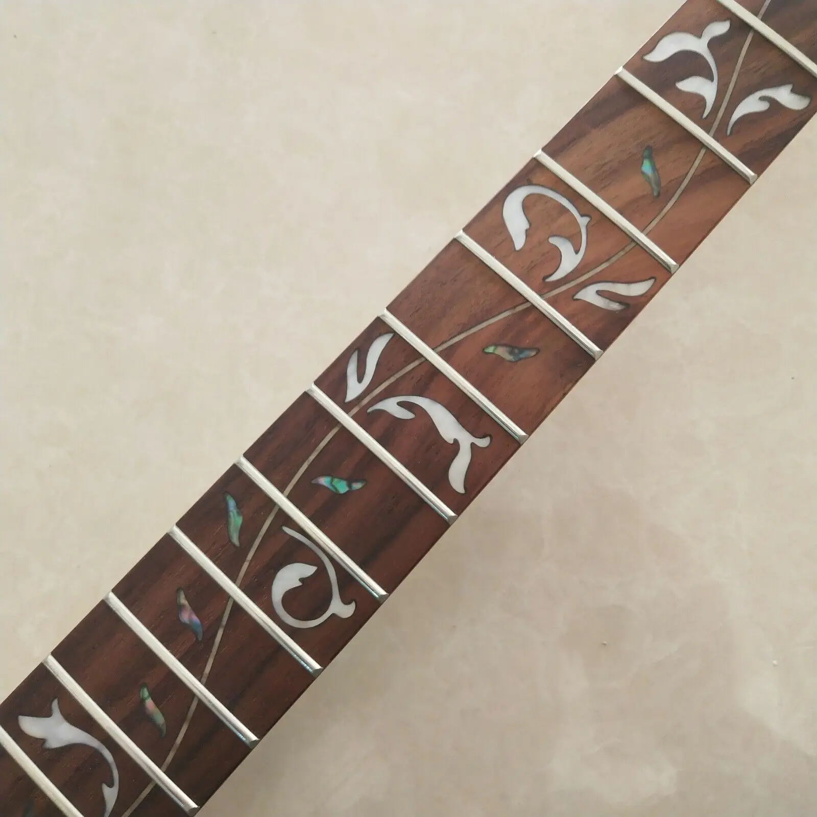 Ibanez Electric Guitar Neck Replacement 24 Fret Rosewood Fretboard Vine inlay