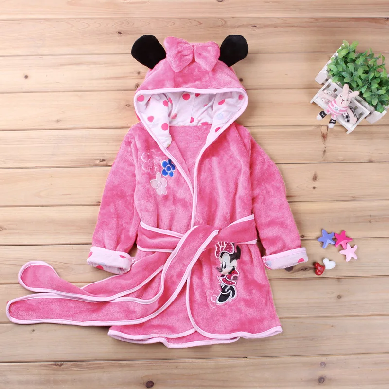 Autumn Winter Children Pijama Minnie Infantil Kids Warm Pajama Girl Flannel Pyjamas Baby Girls Sleepwear Halloween Costumes