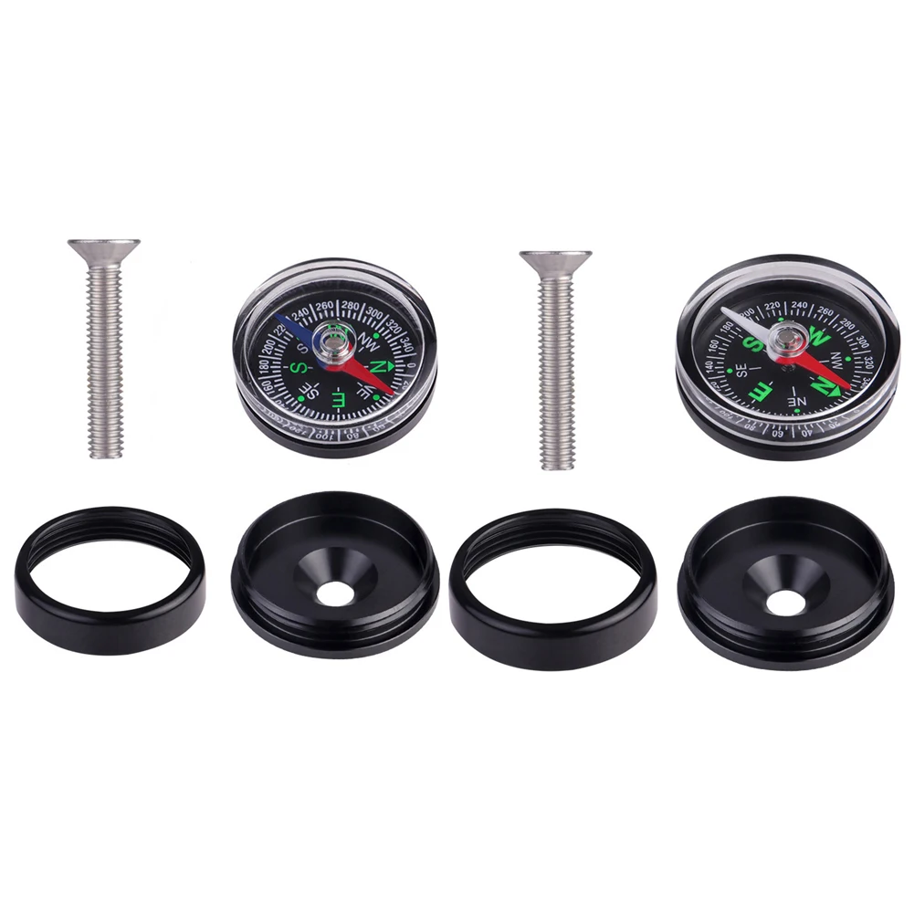 بوصلة المقود خفيفة الوزن للمشي لمسافات طويلة، بوصلة دراجة مقاومة للماء، مقاومة للغبار S/L، ملحقات مقود الدراجة متعددة الأغراض #1